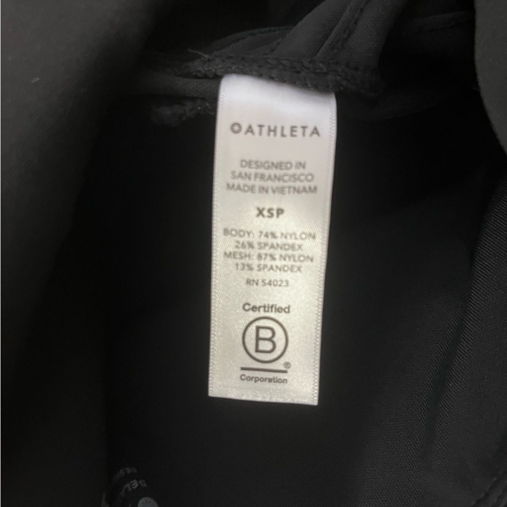 NWT ATHLETA Delancey Moto Tight BLACK - Picture 6 of 8